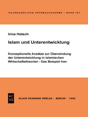 cover image of Islam und Unterentwicklung